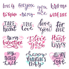 Valentines Day lettering - 195031770