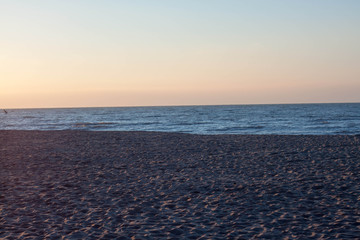 Sunrise at sea
