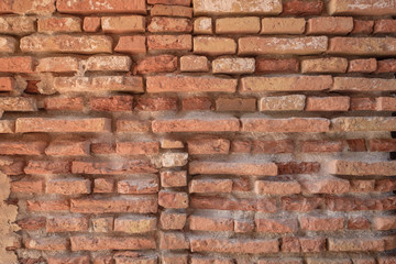 Brick wall background.