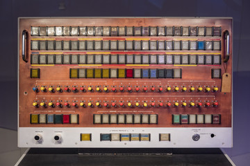 Old fashioned switch board. © lucielang