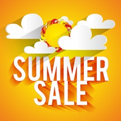 Summer Sale vector illustration
