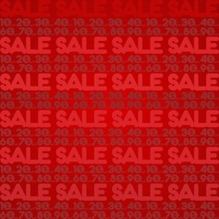 Creative Sale on background vector illustration