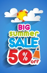 Summer Sale vector illustration