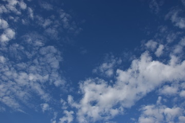 Ciel bleu d'été