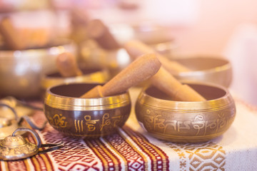 Tibetan singing bowls	