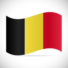 Belgium Flag Illustration