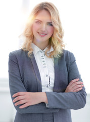 portrait of young business woman