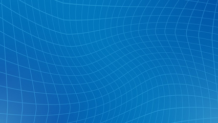Abstract blue background. Grid, lines and gradients. Vector illustration