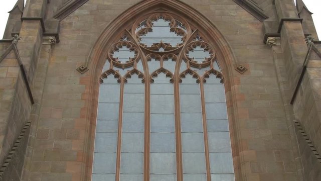 Gothic church facade