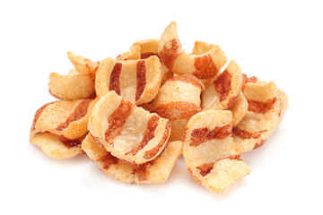 Pelleted salted snack bacon - 195045533