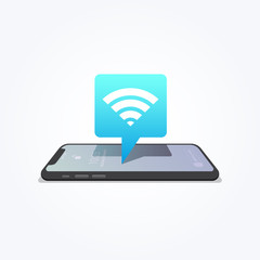 Phone Wi-fi Connection Signal Tag Icon