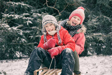 winter fun, Winter, snow, family
