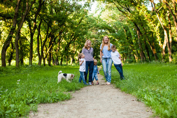 Happy family photosession