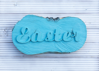 Happy Easter concept background.Celebrating Easter at spring