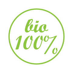 Fototapeta premium 100 procent bio wektorów