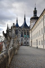 Naklejka na ściany i meble old cathedral, city Kutna Hora, Czech republic, Europe