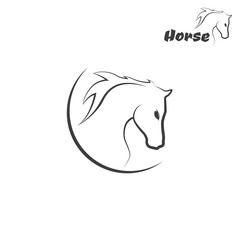 head horse logo