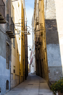 Cagliari: architetture all'interno del quartiere Castello - Sardegna