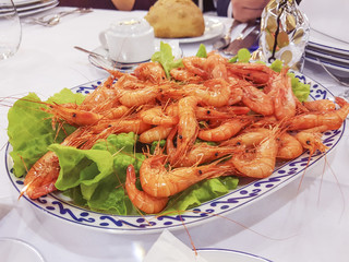 Cooked shrimp