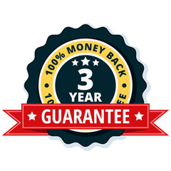 3 year money back guarantee