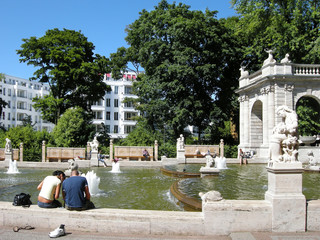 Obraz premium Berlin, Volkspark Friedrichshain