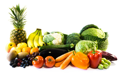 Gesunde Ernährung obst Gemüse Früchte