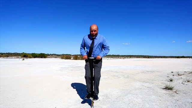 Joyous Pogo Man Slow Motion