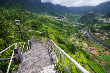 Landscape near Sao Vicente, Madeira, Portugal