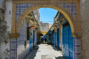 Papier Peint photo Maroc Gate of the Jew Neighbourhood (Essaouira, Morocco)
