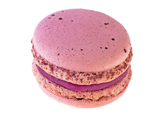 Fresh Macaroon isolated on a white background