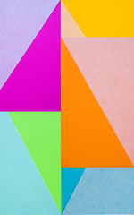 Grafisches Muster aus Papier
geometrische Formen - Pop Art