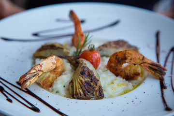 Meeresfrüchte Risotto