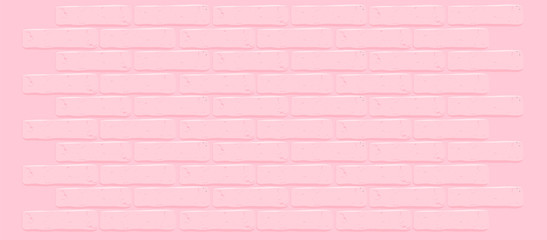 Pink Brick Wall Texture Cracked Empty Background Grunge Sweet