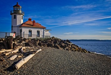 Fototapeta na wymiar Point Robinson Lighthouse, Washington