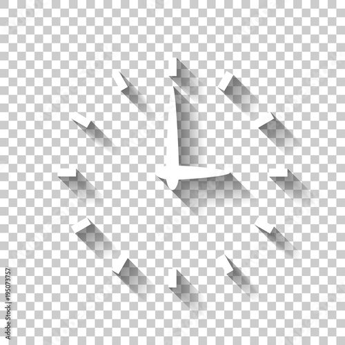 View Transparent Background Clock Icon White Png Pictures