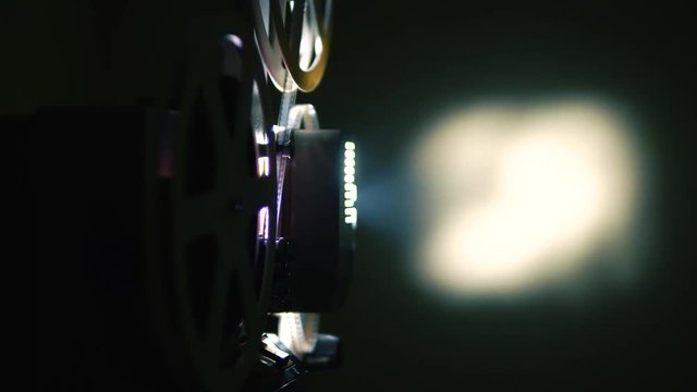 Cinema Film Projector with sound.