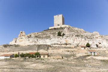 the Castle in Langa de Duero, province of Soria, Castile and León, Spain