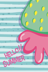 Hello summer concept