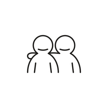 friendship icon. Detailed icon of friendship and relationships icon. Premium quality graphic design. One of the collection icon for websites, web design, mobile app