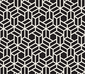 Vector seamless pattern. Modern stylish abstract texture. Repeating geometric tiles from striped elements i