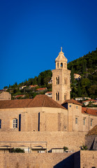 Fototapeta na wymiar church tower Dubrovnik Croatia 