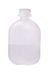 drug medication dropper in bottle isolated on white