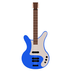 Naklejka premium Isolated electric guitar icon. Musical instrument