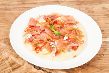 Carpaccio of salmon