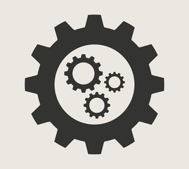 Cogs And Gears Icon Vector Illustration Isolated