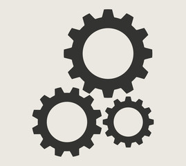 Cogs And Gears Icon Vector Illustration Isolated
