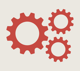 Cogs And Gears Icon Vector Illustration Isolated