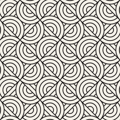 Vector seamless pattern. Modern stylish abstract texture. Repeating geometric tiles