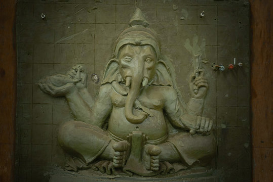 Hindu God Ganesha. Ganesha Idol. © sarawut