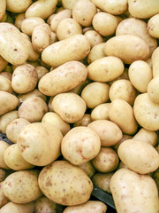 Sao Paulo, SP, Brazil, September 11, 2003. Consumers in the potato stall in a supermarket in São Paulo, SP